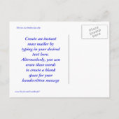 遊航船のカスタムの郵便はがき 案内ポストカード (裏面)