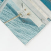 遊航船の柵 フリースブランケット (角)