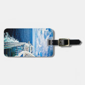 遊航船の荷物のラベル ラゲッジタグ (正面横)