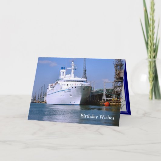 遊航船"Astoria"、カスタマイズ可能なカード シーズンカード (正面)