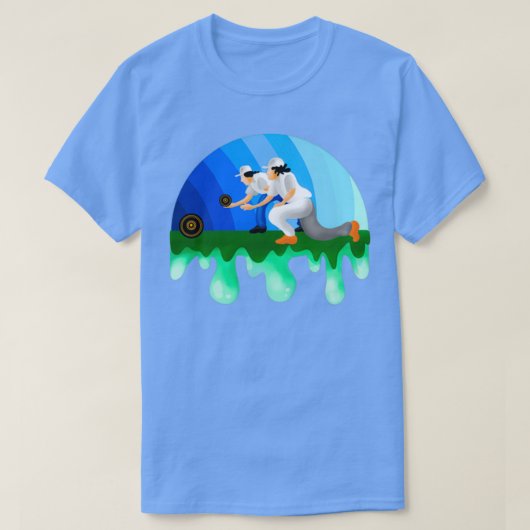 遊芝遊ボーリングスポーツT Tシャツ (デザイン正面)