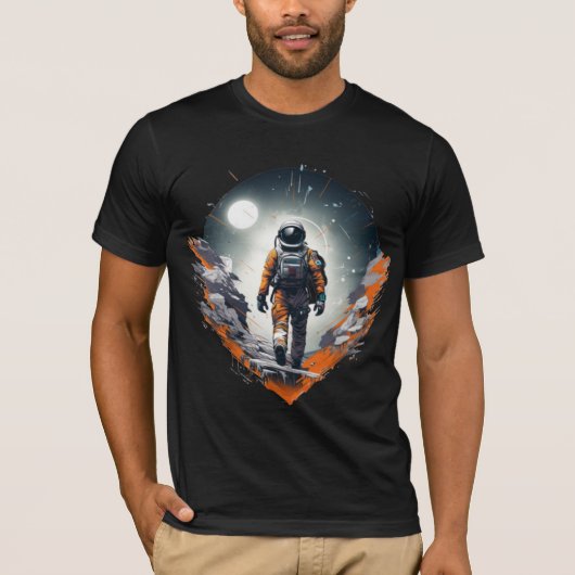 遊走宇宙飛行士 Tシャツ (正面)