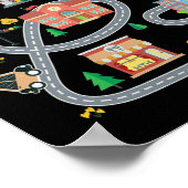 遊車パパ上&# s CkマットロードカーレーストラックF ポスター (角)