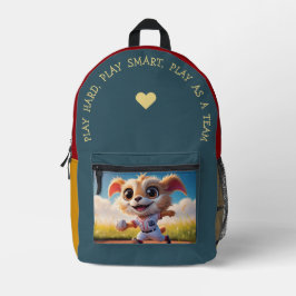 遊遊頭が切れる... プリントバックパック