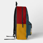 遊遊頭が切れる... プリントバックパック (左)