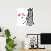 遊離プリンセスプリント ポスター (ホームオフィス)