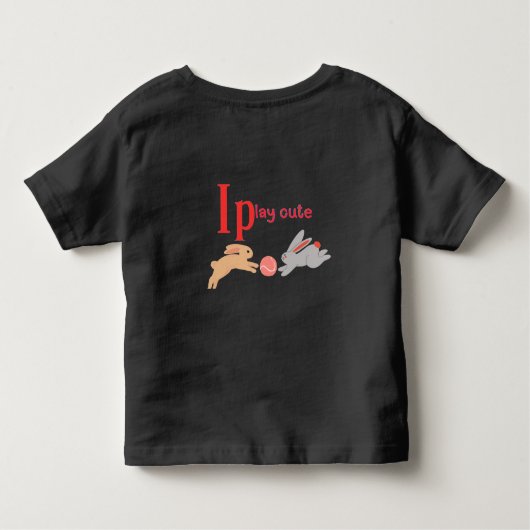 遊 トドラーTシャツ (裏面)