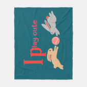 遊 フリースブランケット (正面)