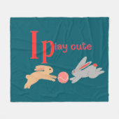 遊 フリースブランケット (正面(横))