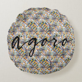 遊 ラウンドクッション