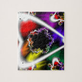 遊 |レインボーフラクタルアート ジグソーパズル (縦)