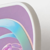 遊.笑え。勝て！-ミニマルかわいい ピックルボールラケット (左詳細)