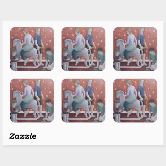 遊 2010 スクエアシール (シート)