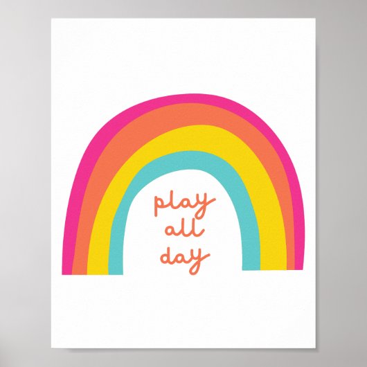 遊.all.day. rainbowポスター&プリント ポスター (正面)