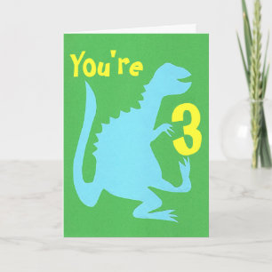 '遊 Dino誕生日カード3 カード