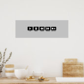 遊..pause.rewind.forward.ストップ. ポスター (キッチン)