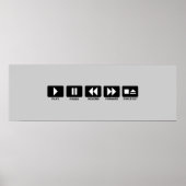 遊..pause.rewind.forward.ストップ. ポスター (正面)