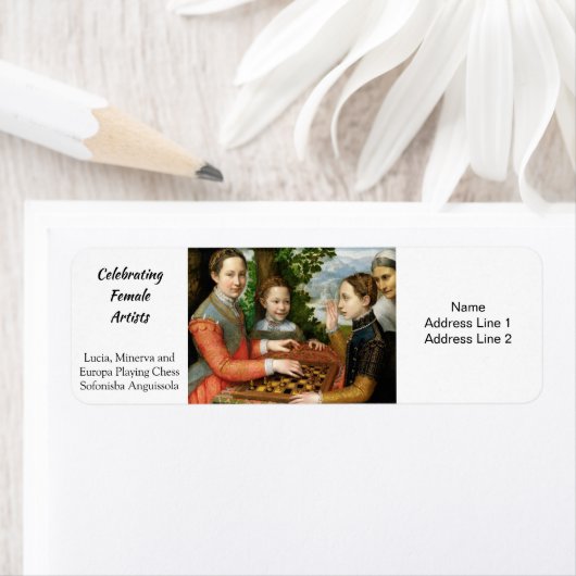 '遊 Sofonisba Anguissola著 ラベル (インサイチュ)