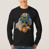 遊Ball Poodle Men's Longsleeve Tシャツ (正面)