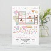 遊Center Birthday Partyへの招待 招待状 (スタンド正面)