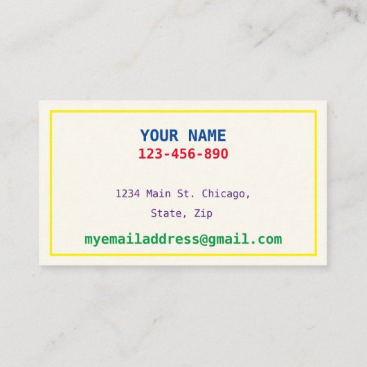 遊Date Mom Cardsカラー文字 名刺 (裏面)