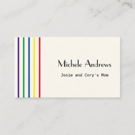 遊Date Mom Cardsカラー文字 名刺