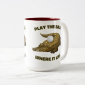 遊The Ball Where It - Two-Tone Golf Mag ツートーンマグカップ (正面右)