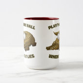 遊The Ball Where It - Two-Tone Golf Mag ツートーンマグカップ (中央)