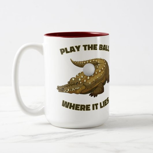 遊The Ball Where It - Two-Tone Golf Mag ツートーンマグカップ (左)