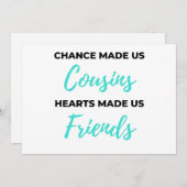 運がくれた親戚 心がくれた友達 2 シーズンカード (正面/裏面)