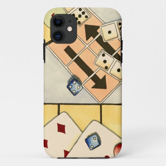 運がものを言う勝負事の乱雑な類別 Case-Mate iPhoneケース (裏面)