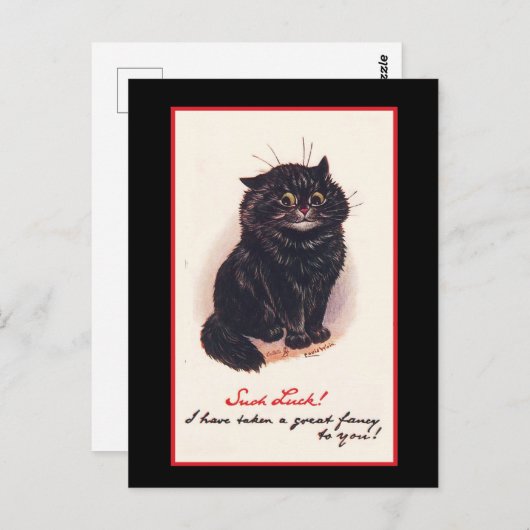 運が好いお前の所に素晴らし連れてファンシー行った！ ポストカード (正面/裏面)