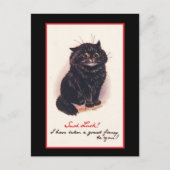 運が好いお前の所に素晴らし連れてファンシー行った！ ポストカード (正面)