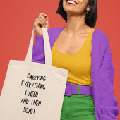 運が必要とするものおもしろい予測できなモダン トートバッグ