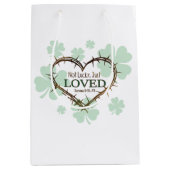 運が悪いだけでキリスト教の聖パトリックの日を愛していた ミディアムペーパーバッグ (正面)