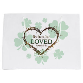 運が悪いだけでキリスト教の聖パトリックの日を愛していた ラージペーパーバッグ