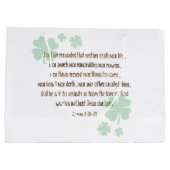 運が悪いだけでキリスト教の聖パトリックの日を愛していた ラージペーパーバッグ (裏面)