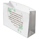 運が悪いだけでキリスト教の聖パトリックの日を愛していた ラージペーパーバッグ (裏面アングル)