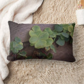 運が良いか決まったかSaint patricks day・シャムロック ランバークッション (ブランケット)