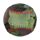 運が良いか決まったかSaint patricks day・シャムロック 野球ボール (裏面)