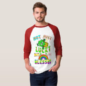 運が良いだけでなく賛美 Tシャツ (正面フル)