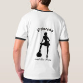 運が良い Tシャツ (裏面フル)