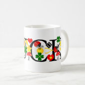 運と魅力が高まる コーヒーマグカップ (正面右)