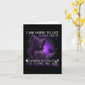 運に任せておこう。自分で直すより、karmaに任せた方がいい カード (黄色い花)