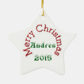 運のための硬貨 セラミックオーナメント (裏面)