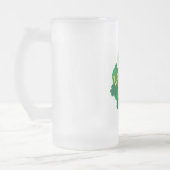 運のアイルランド語 フロストグラスビールジョッキ (左)