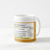 運のコップを持って下さい! このマグをカスタマイズ コーヒーマグカップ (正面右)