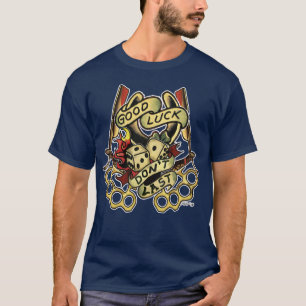 運のデザイン Tシャツ