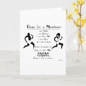 運のマラソン選手のベストのためのレシピ カード (黄色い花)