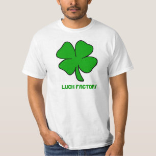 運の工場クローバー Tシャツ